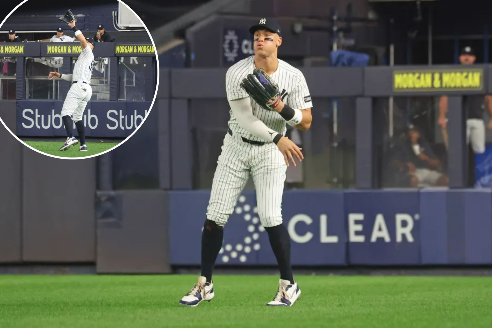 Yankees’ Aaron Judge insists he’s healthy enough for outfield after shaky start in return