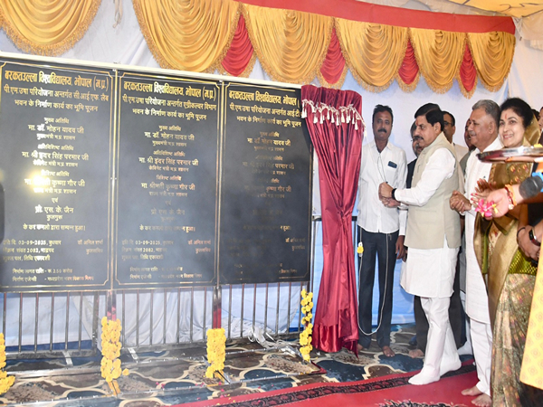 MP CM Mohan Yadav performs bhoomi pujan for Rs 55 crore projects at Barkatullah University
