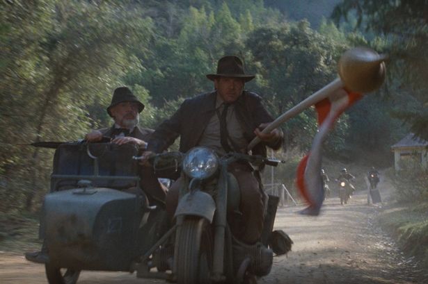 Indiana Jones motorcycle used by Sean Connery and Harrison Ford fetches £100k at auction